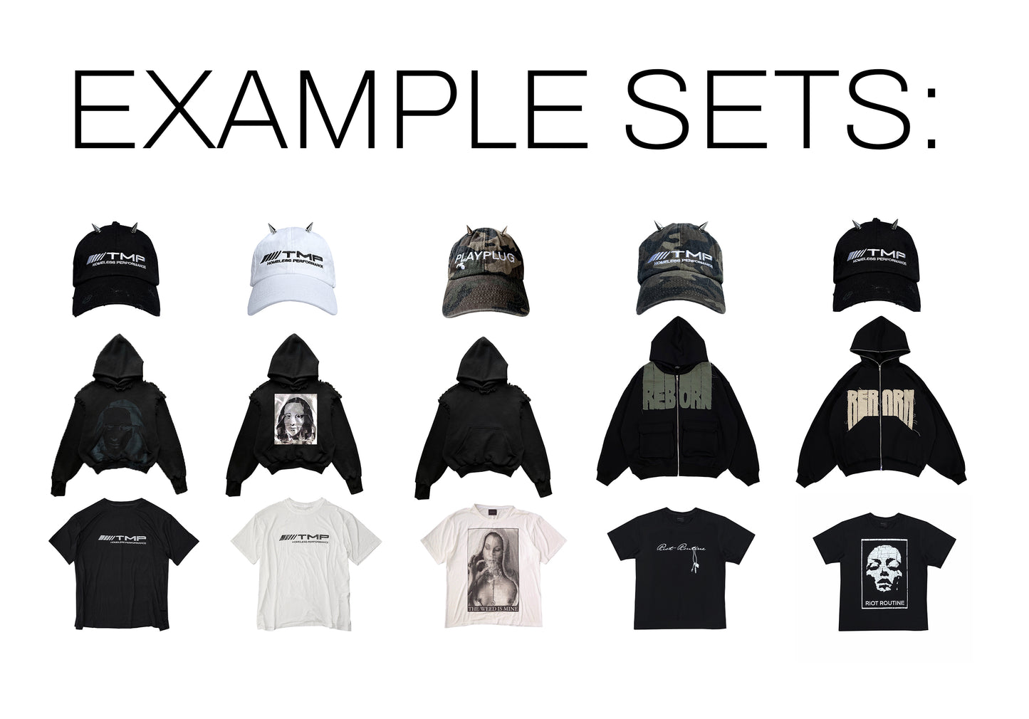 UNIFORM SET (Hoodie + T-Shirt + Cap)