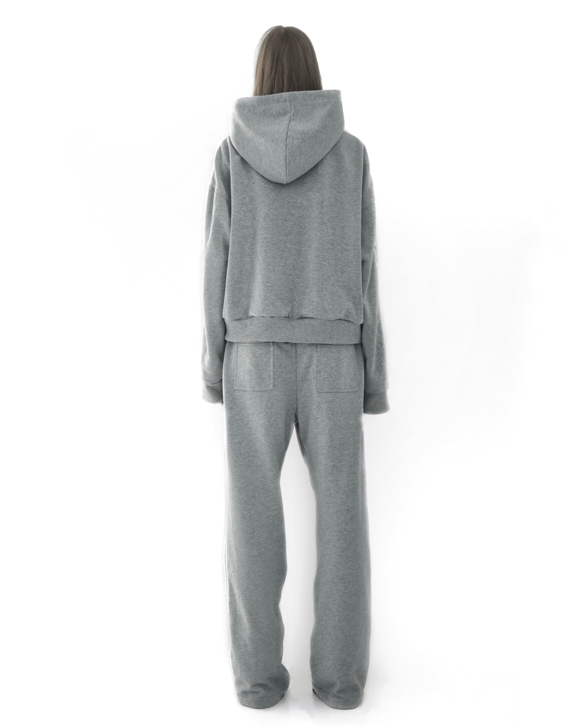 &quot;TMP&quot; Gray Zip-Hoodie