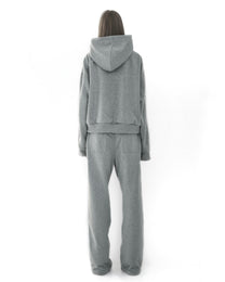 &quot;TMP&quot; Gray Zip-Hoodie