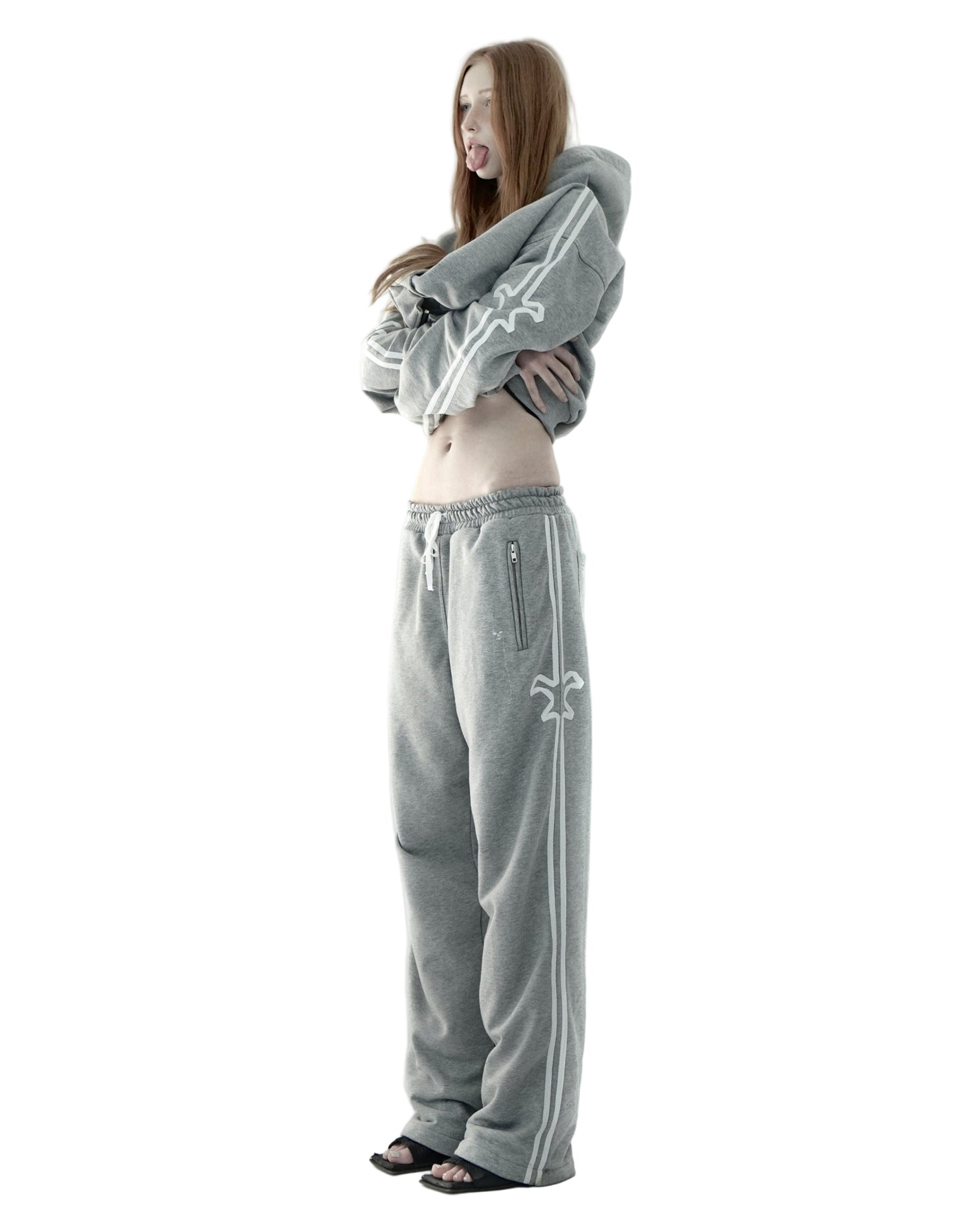 &quot;TMP&quot; Gray Tracksuit