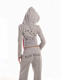 &quot;PLAYPLUG&quot; Zip-Hoodie