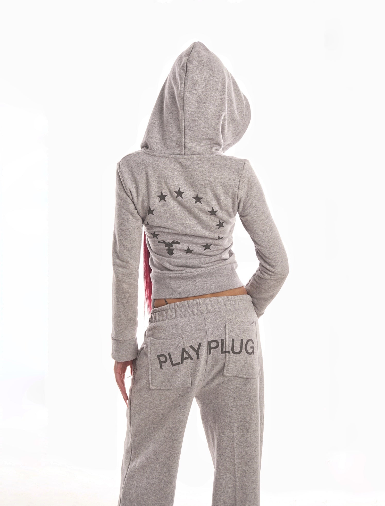 &quot;PLAYPLUG&quot; Zip-Hoodie
