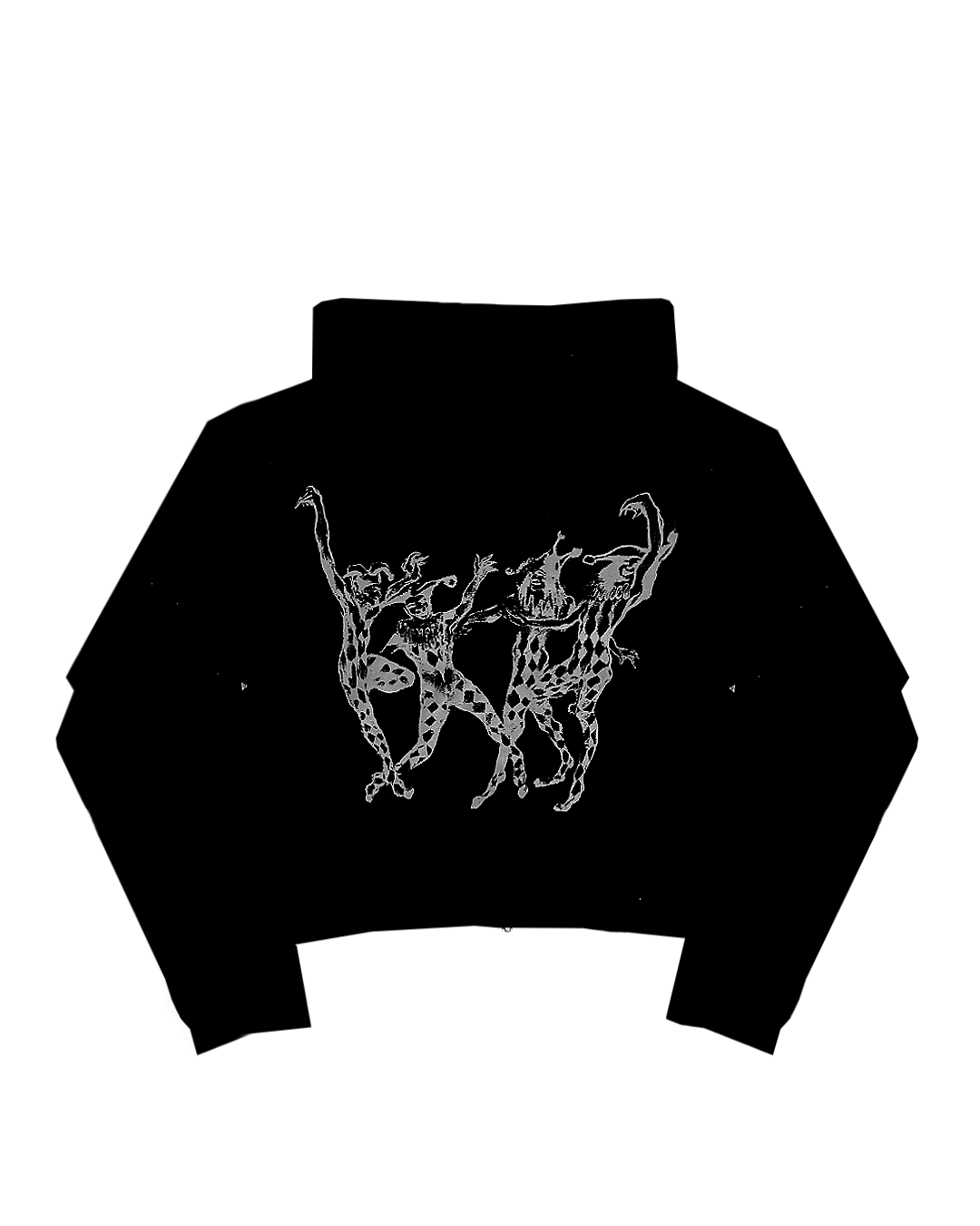&quot;Trickster&quot; Zip-Hoodie