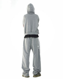 &quot;TMP&quot; Gray Zip-Hoodie