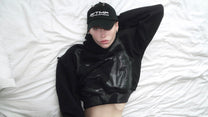 &quot;TEARSMONEYPROD&quot; Black Cap