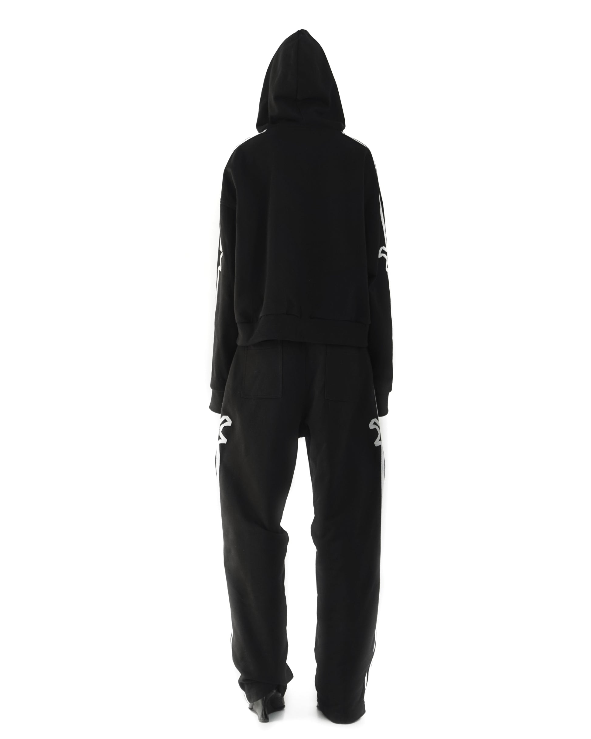&quot;TMP&quot; Black Track Pants