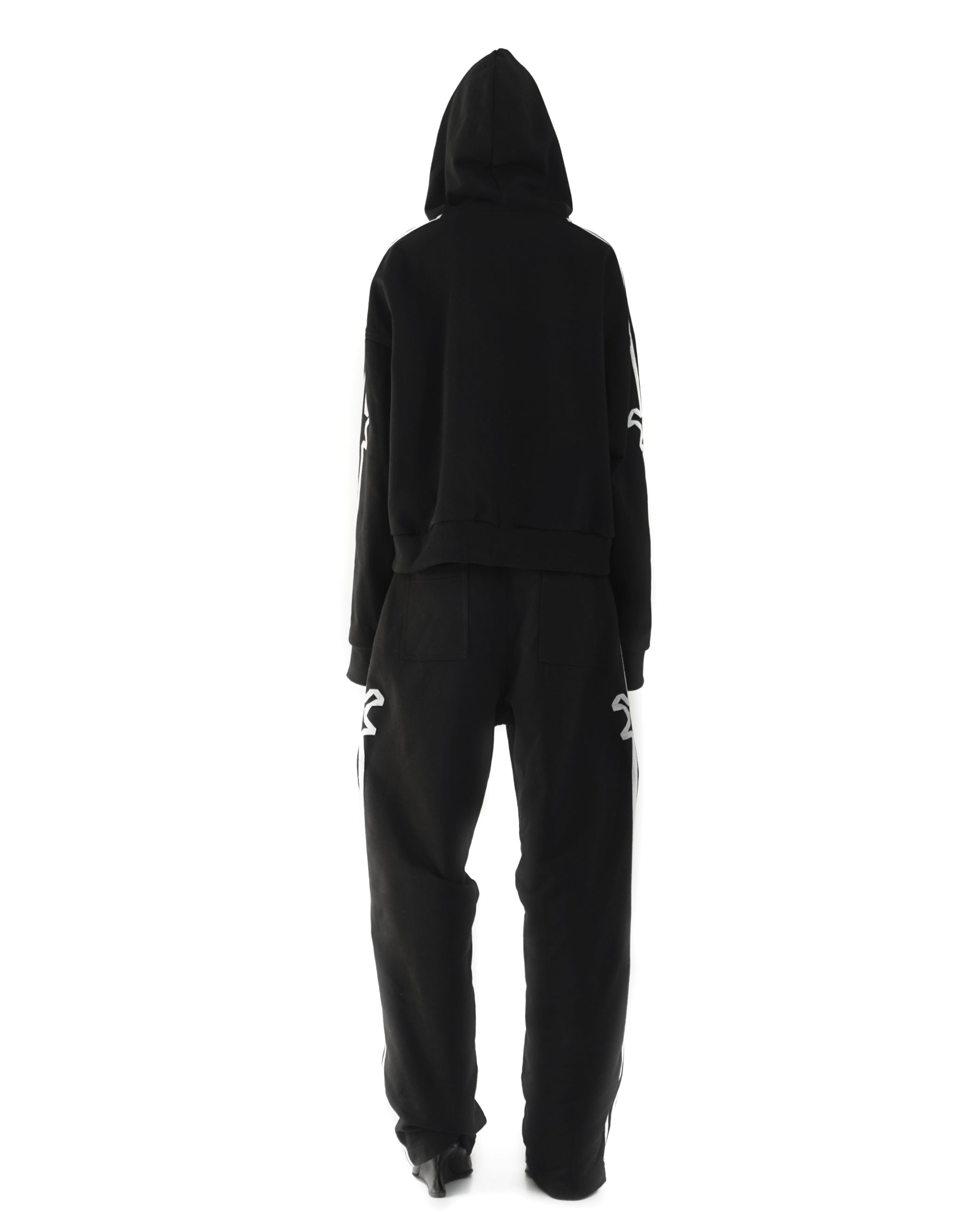 &quot;TMP&quot; Black Track Pants