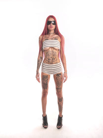 "BOOTIE" Stripes Logo Set