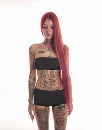 "BOOTIE" Black Logo Set