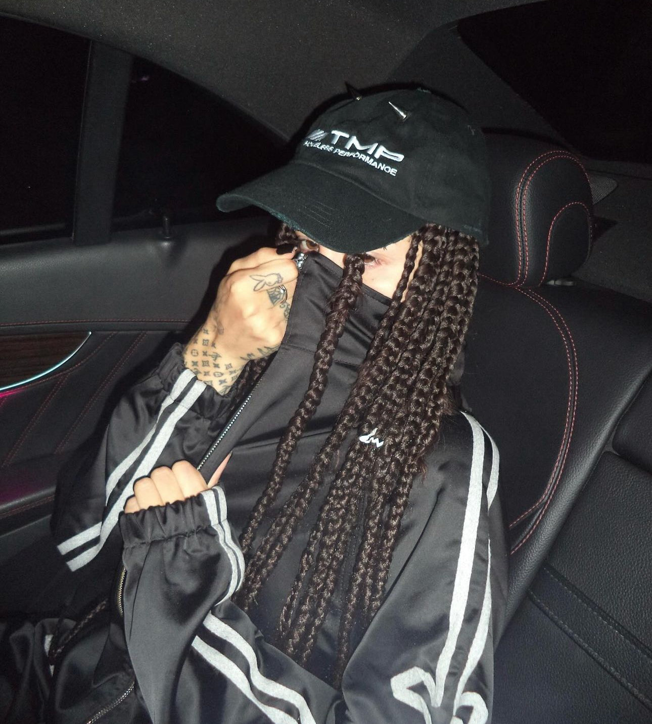 &quot;TEARSMONEYPROD&quot; Black Cap