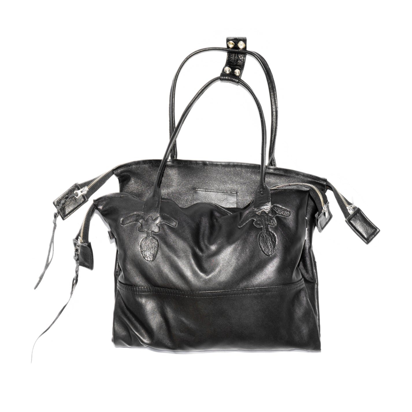 "4PLUGS" Leather Bag