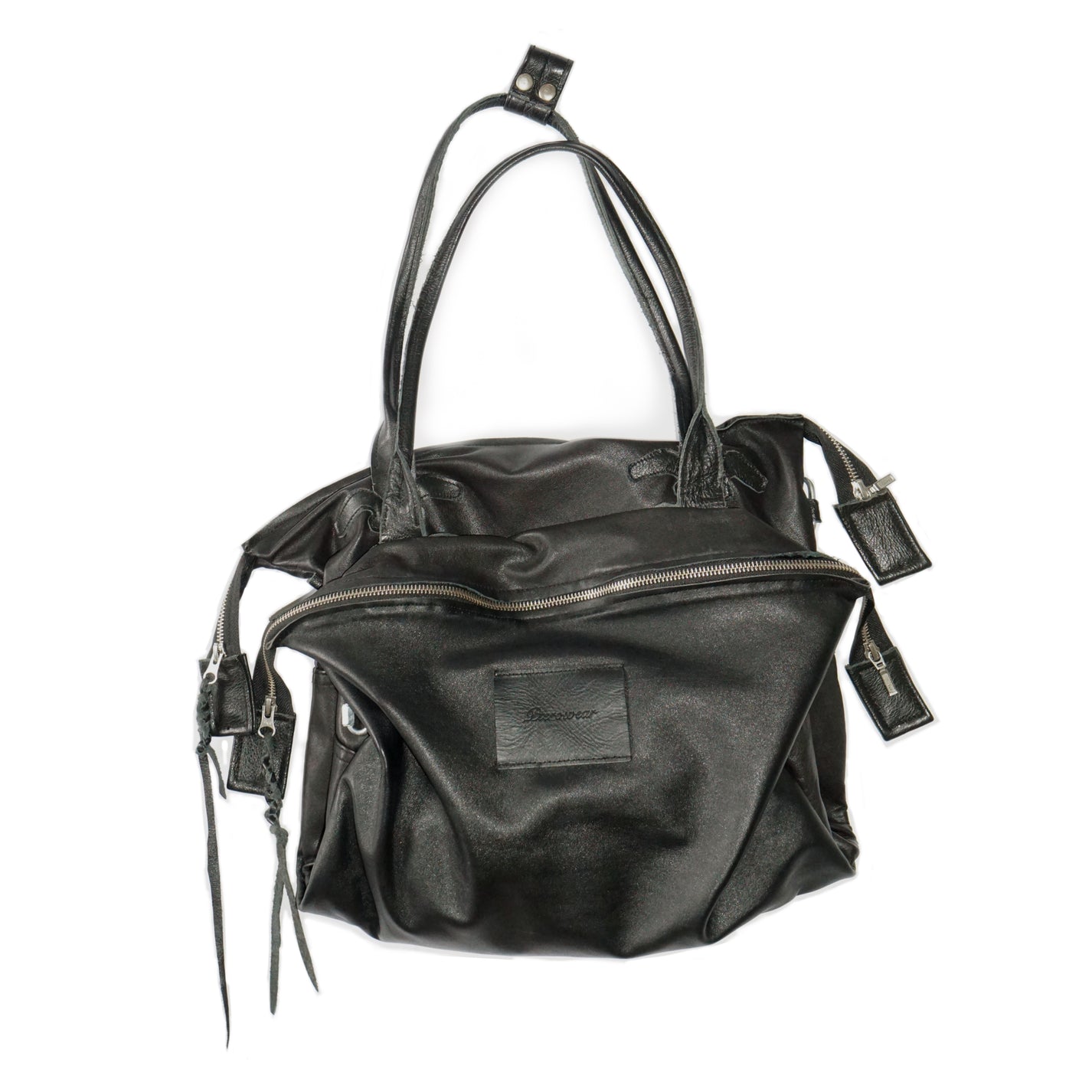 "4PLUGS" Leather Bag