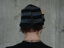 "Stripes" Reversible Beanie
