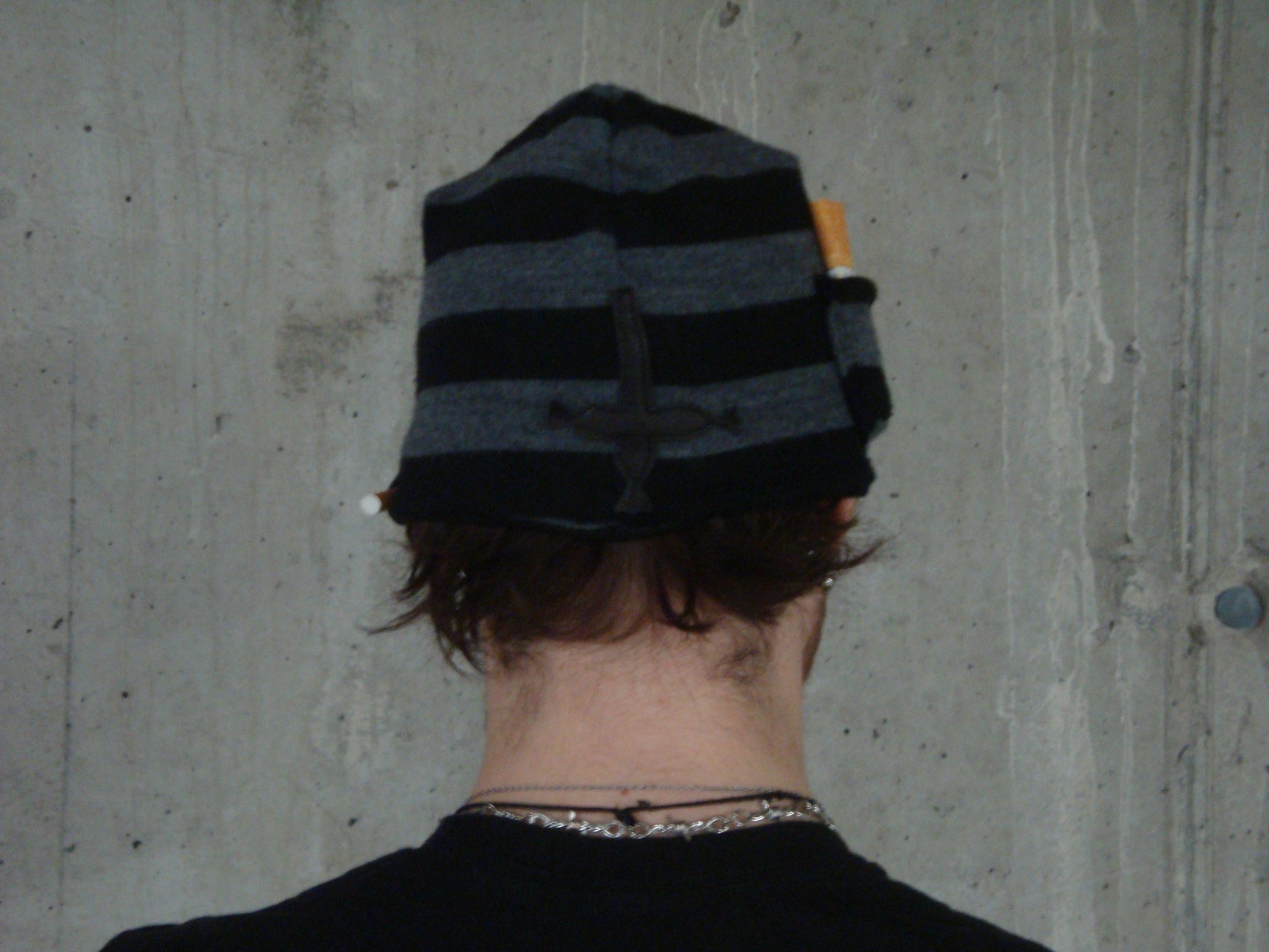 "Stripes" Reversible Beanie