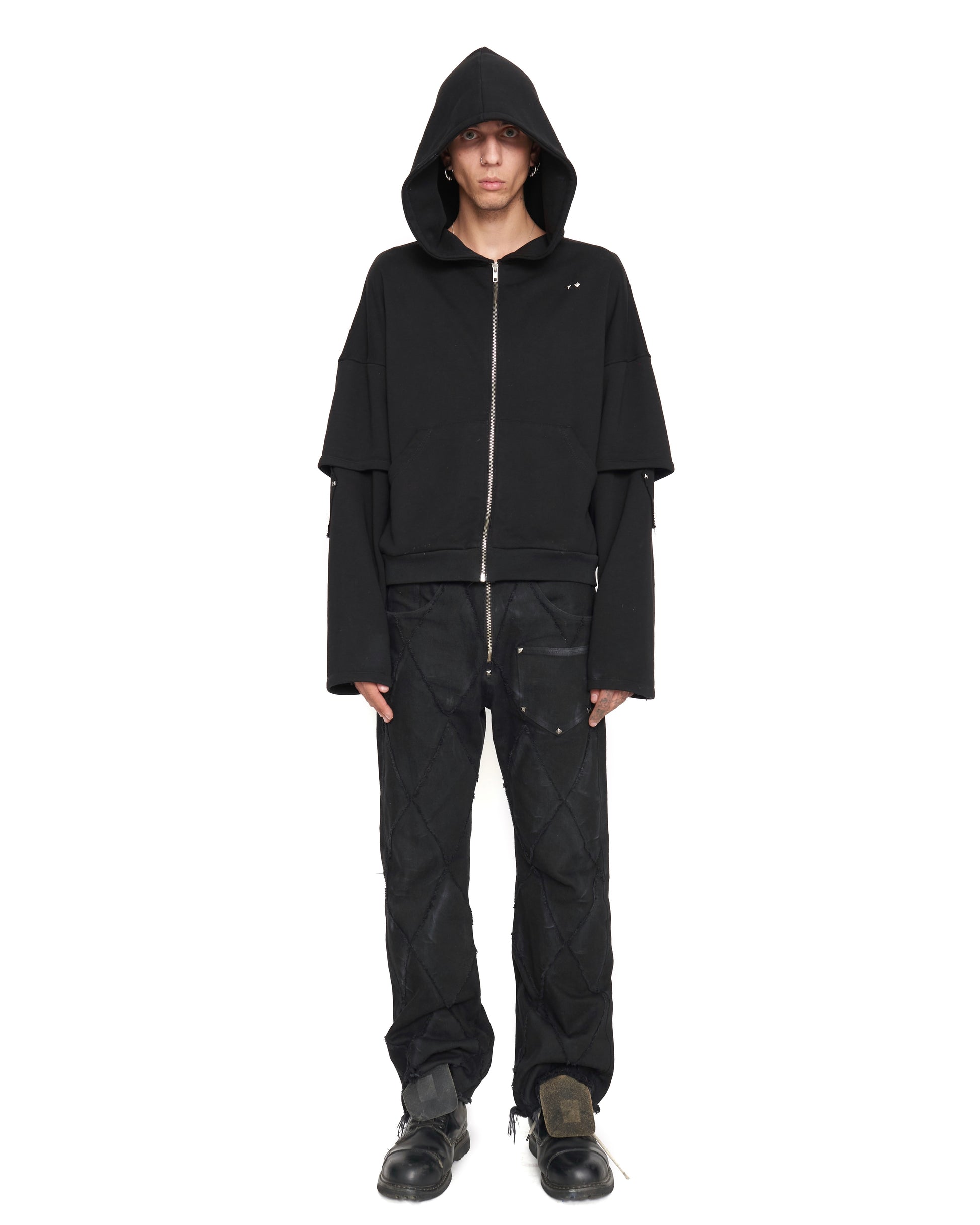 &quot;Trickster&quot; Zip-Hoodie