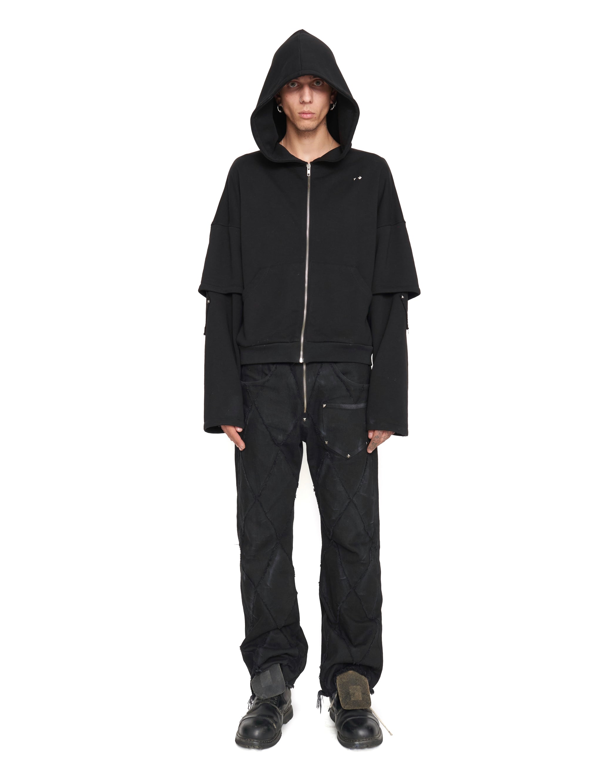 &quot;Trickster&quot; Zip-Hoodie