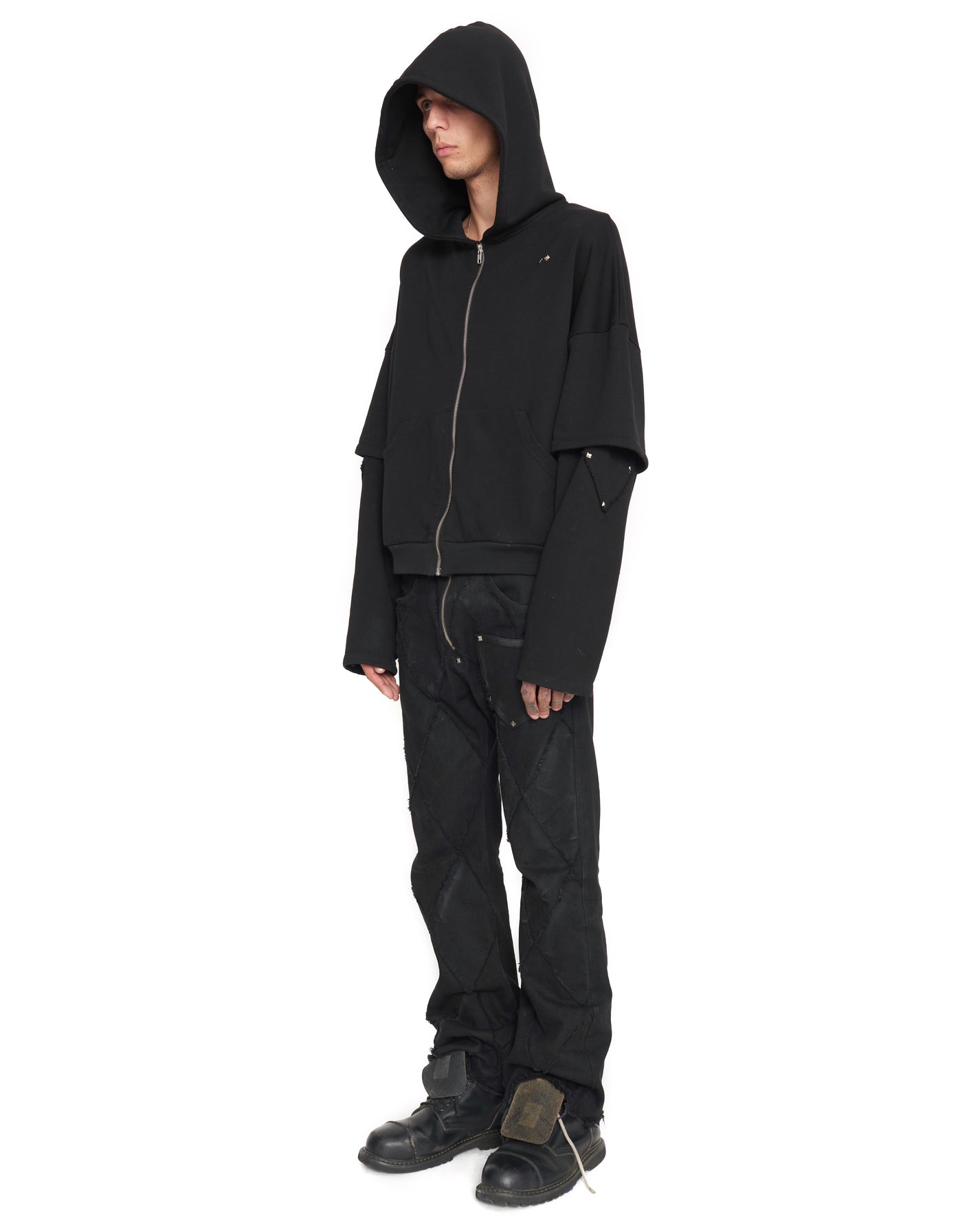 &quot;Trickster&quot; Zip-Hoodie