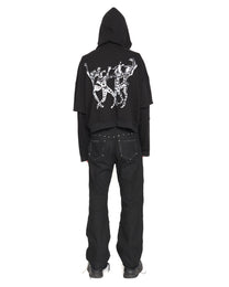 &quot;Trickster&quot; Zip-Hoodie