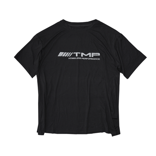 "TEARSMONEYPROD" Black T-Shirt