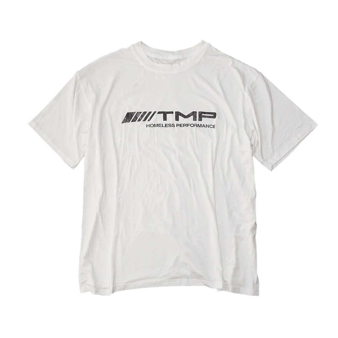 "TEARSMONEYPROD" White T-Shirt