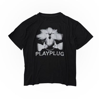 "PLAYPLUG" Black T-Shirt
