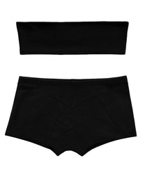 "BOOTIE" Black Logo Set