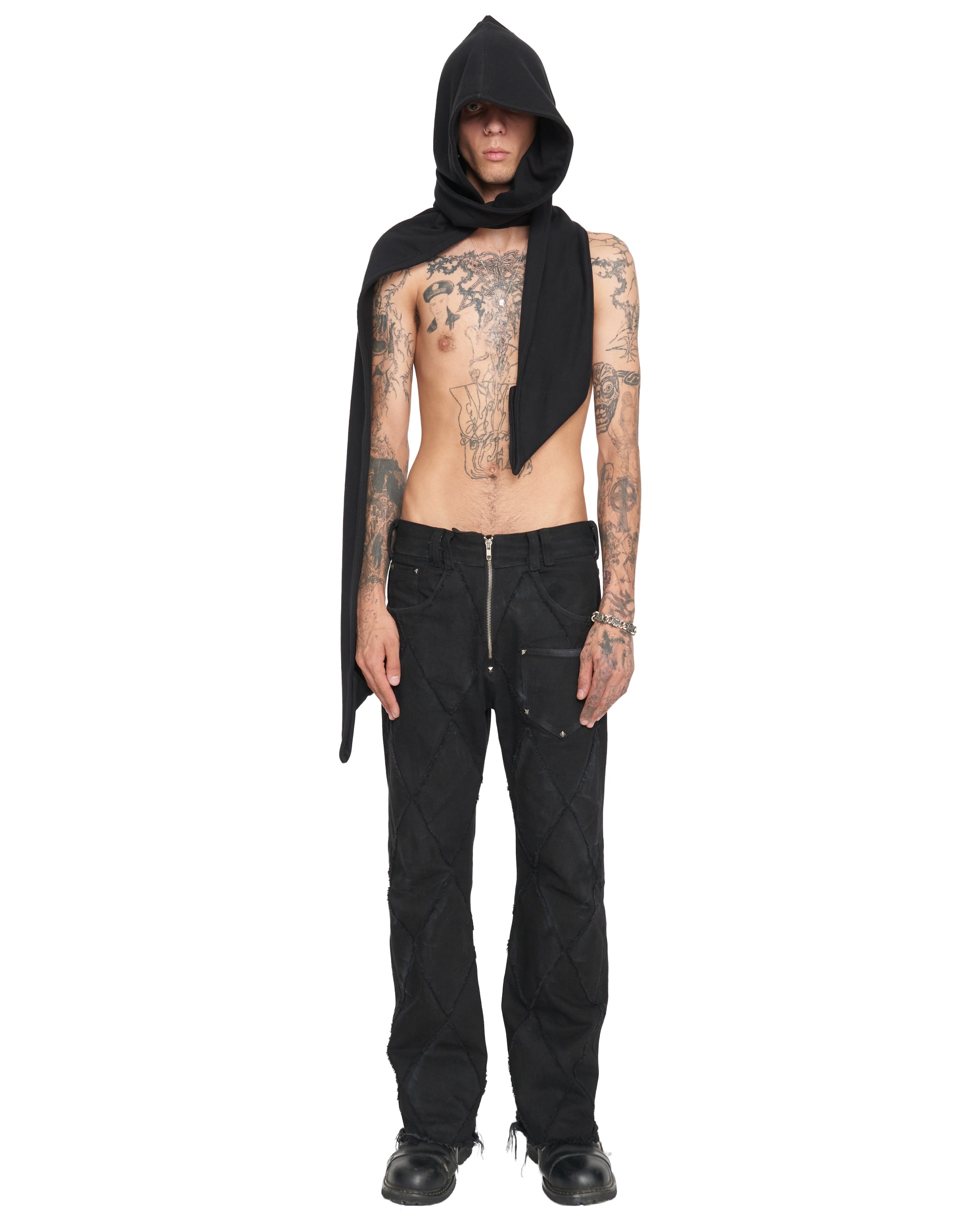 &quot;Trickster&quot; Hood-Scarf