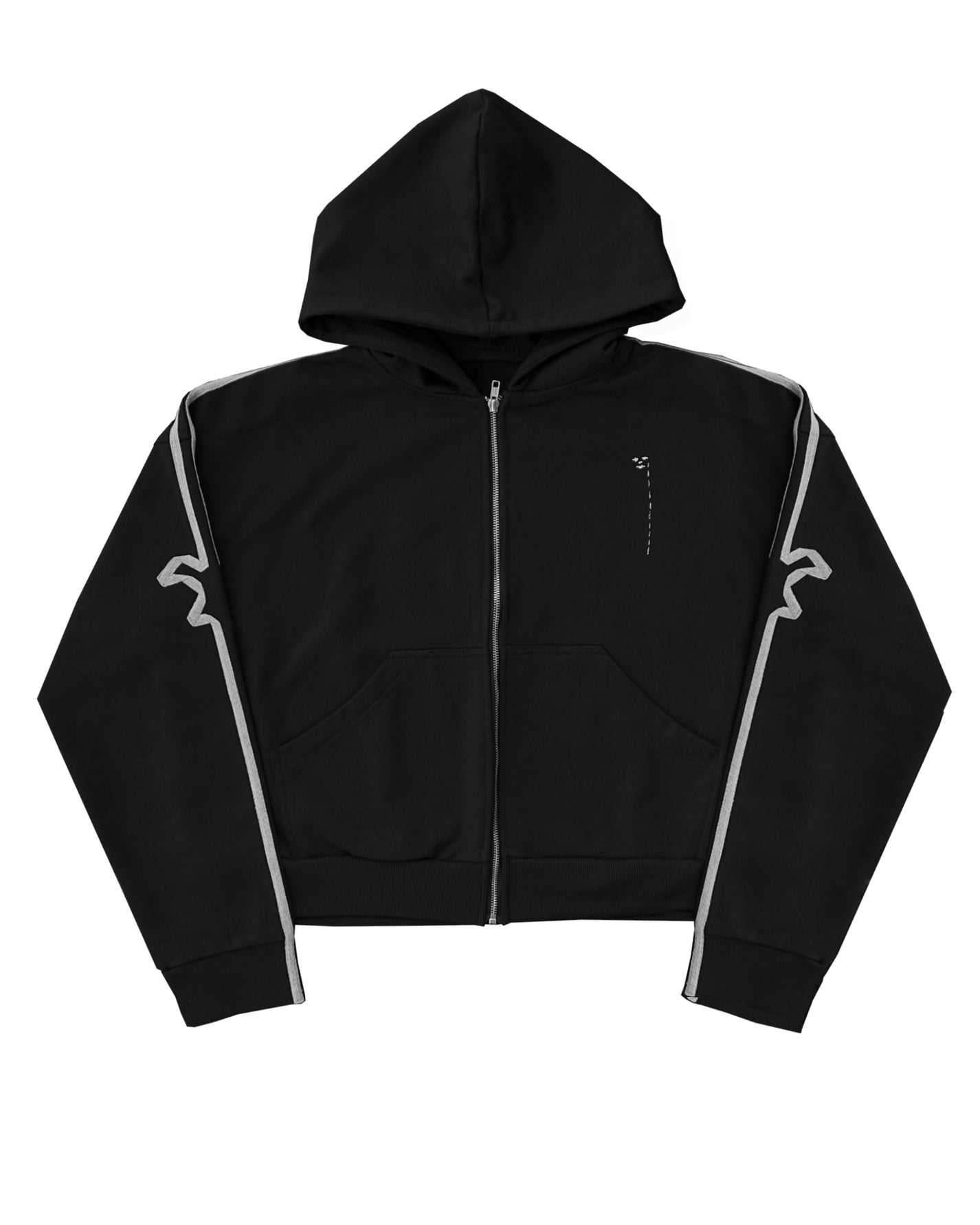 &quot;TMP&quot; Black Zip-Hoodie