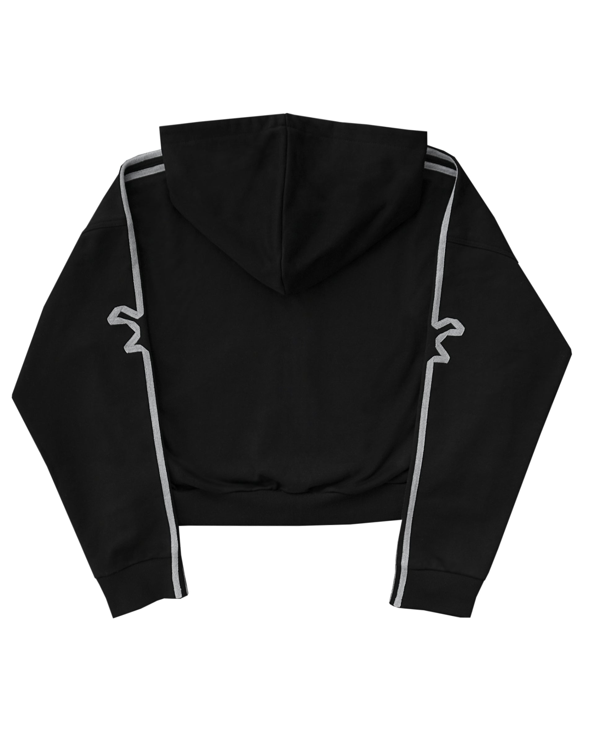 &quot;TMP&quot; Black Zip-Hoodie