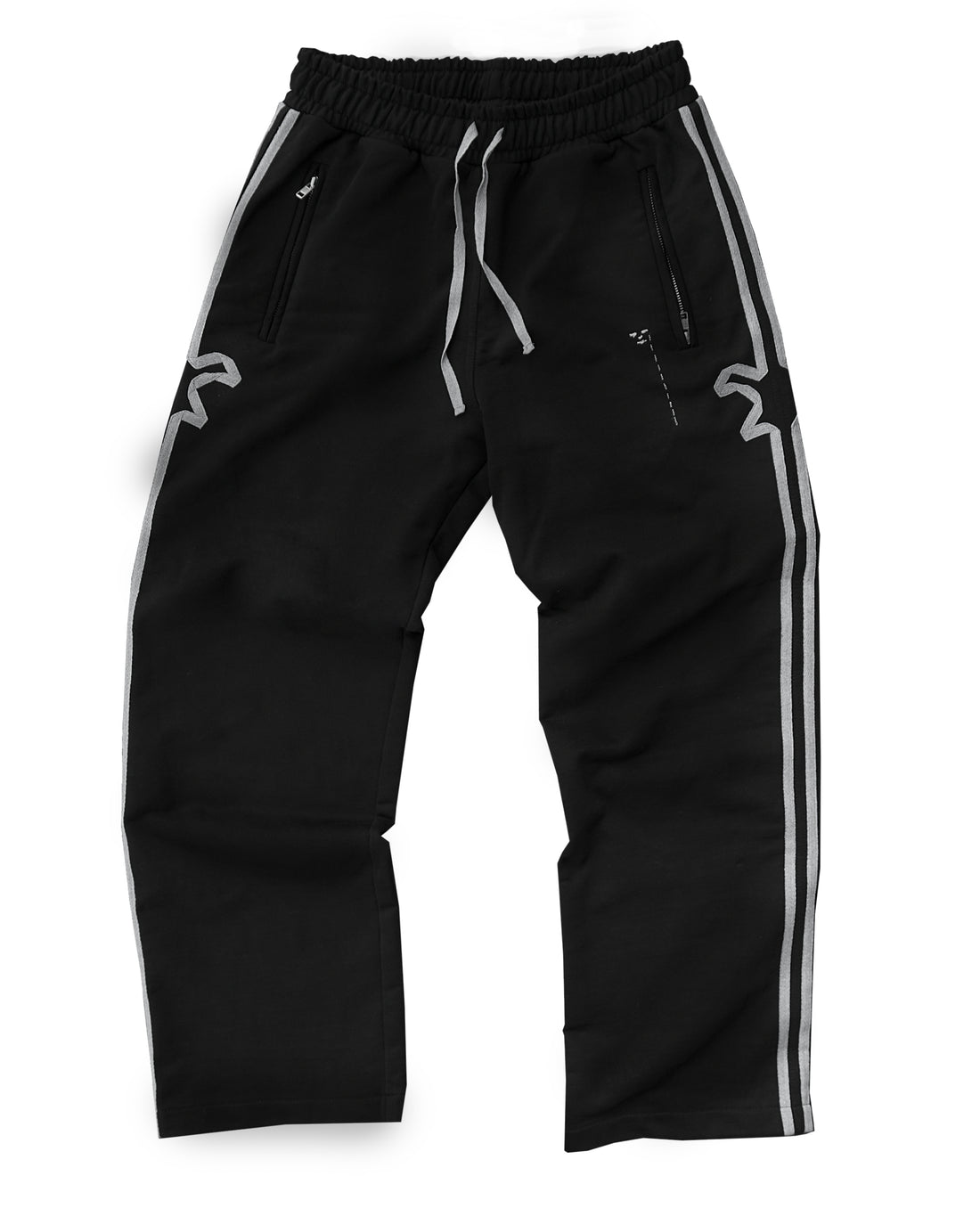 "TMP" Black Track Pants