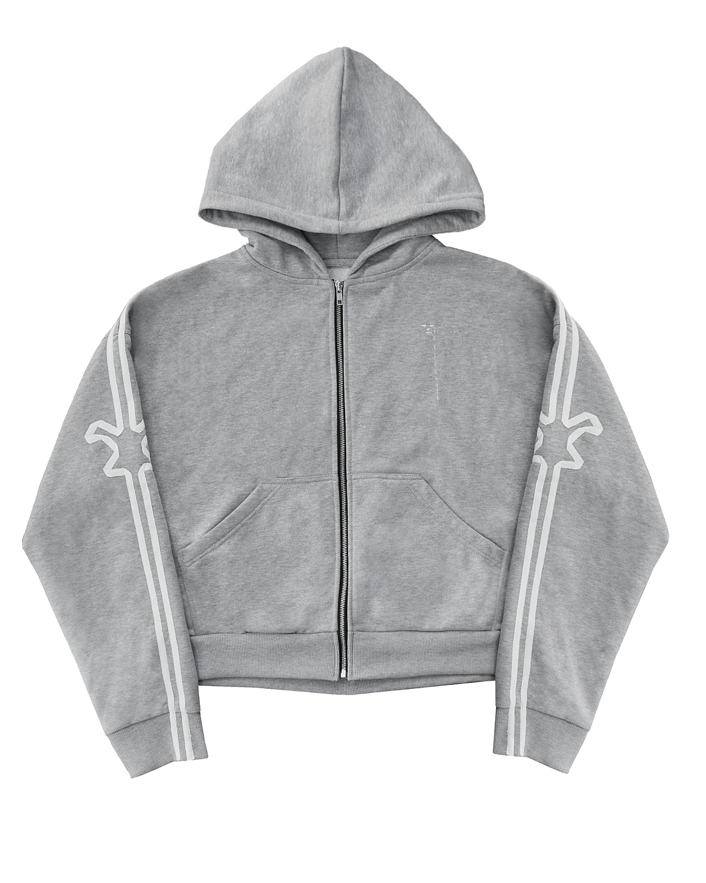 &quot;TMP&quot; Gray Zip-Hoodie
