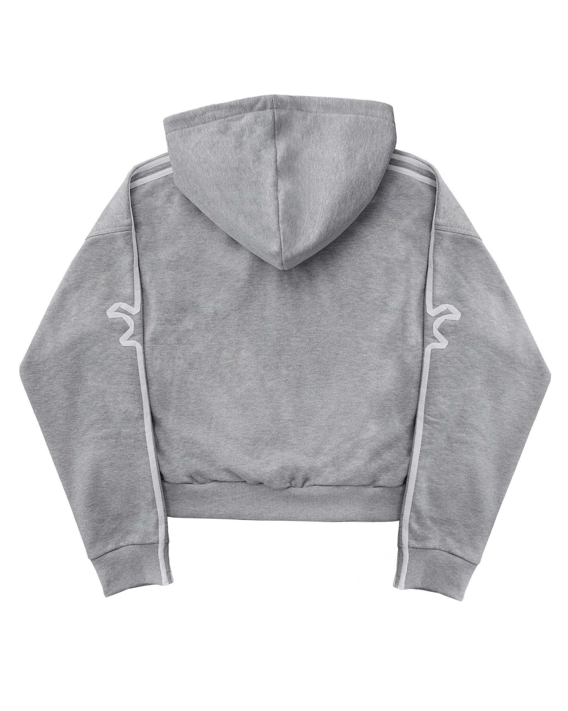 &quot;TMP&quot; Gray Zip-Hoodie