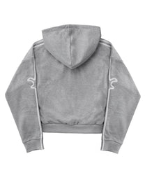 &quot;TMP&quot; Gray Zip-Hoodie