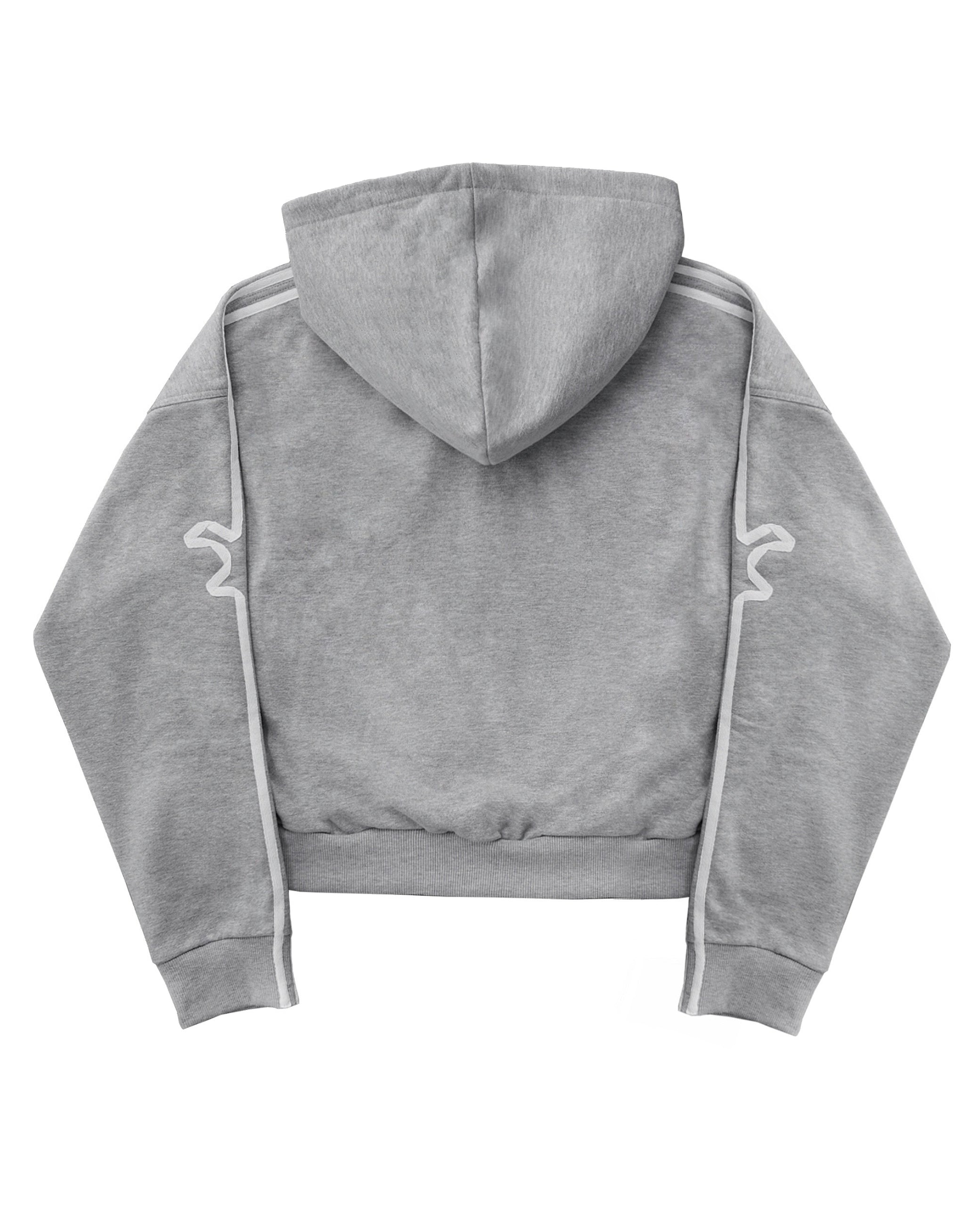 &quot;TMP&quot; Gray Zip-Hoodie