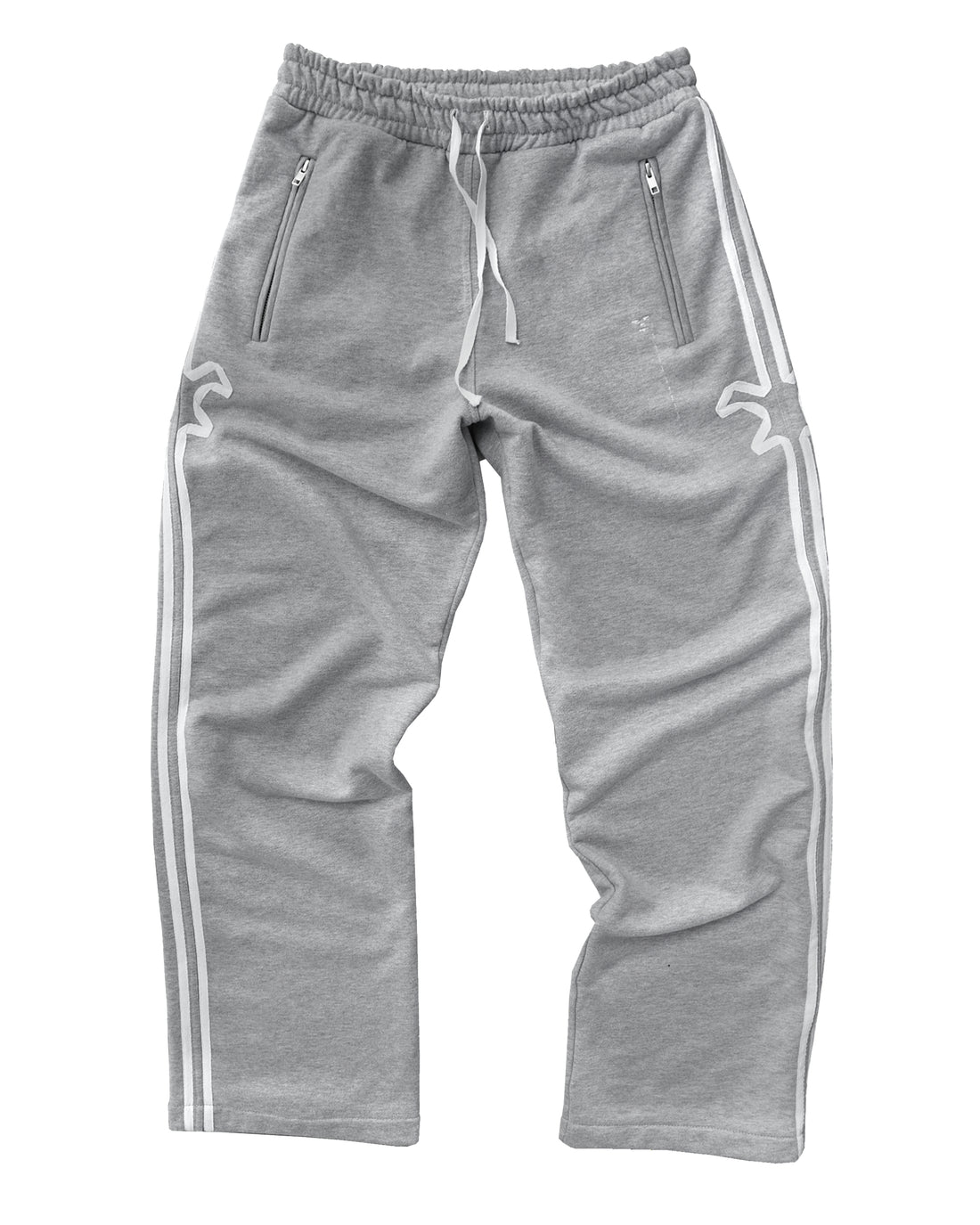 "TMP" Gray Track Pants